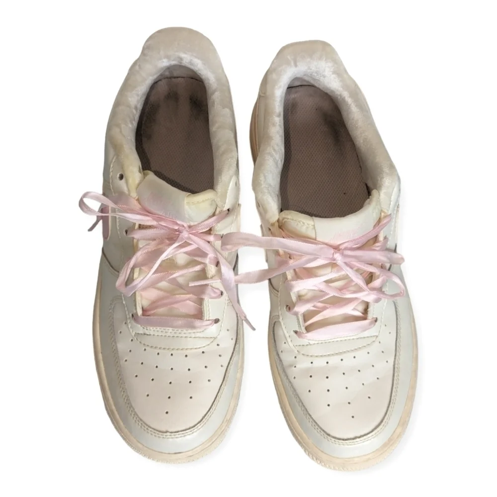 Nike Air Force 1 Sail Arctic Pink Girl's Size 7  Style# 314219-130 Pink & Cream